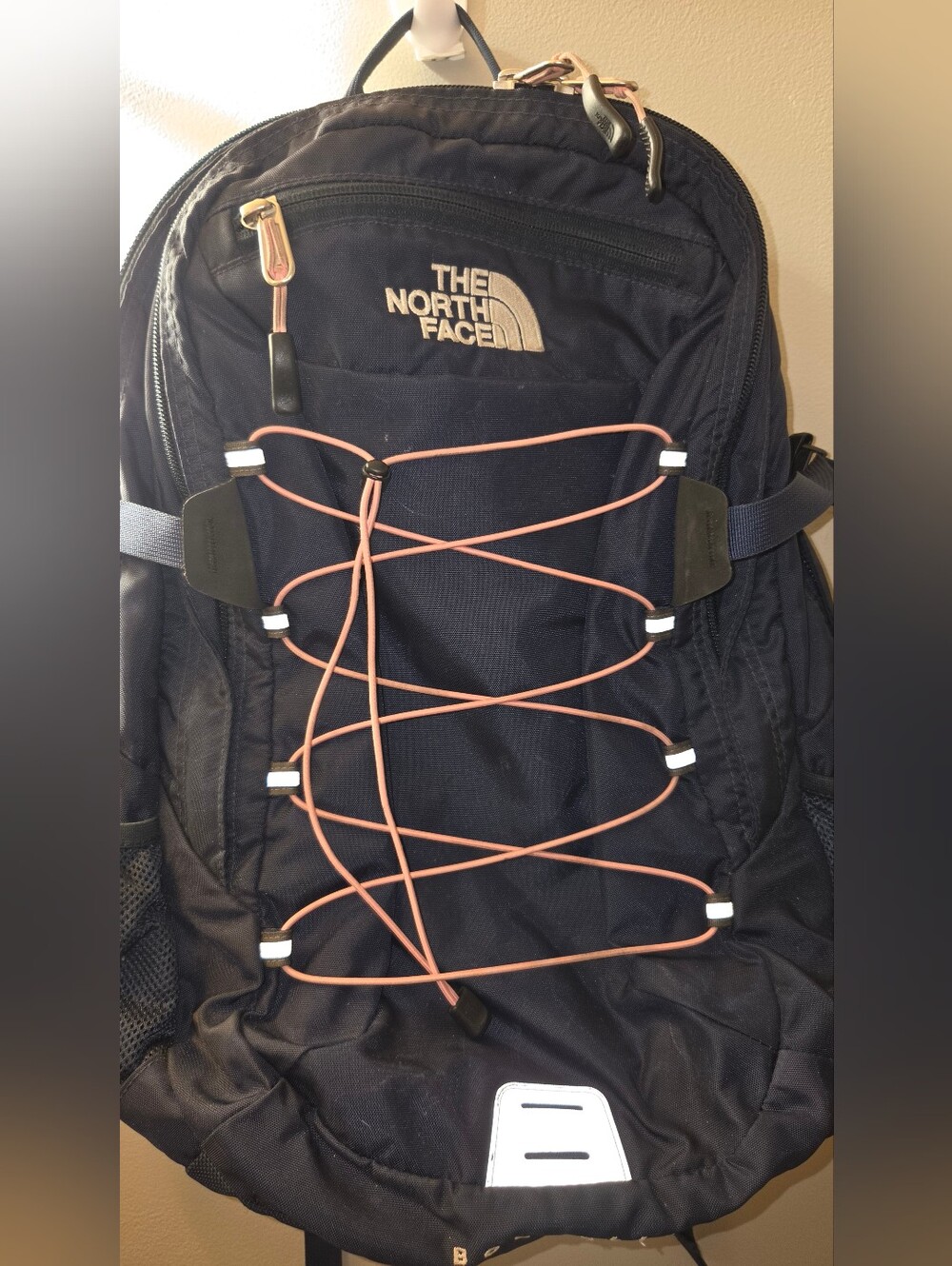 The North Face Borealis Backpack Navy/Salmon - Picture 5 of 13